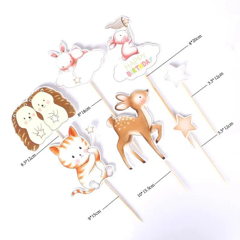 

Топперы для торта Jeyomerry, набор из 7 штук