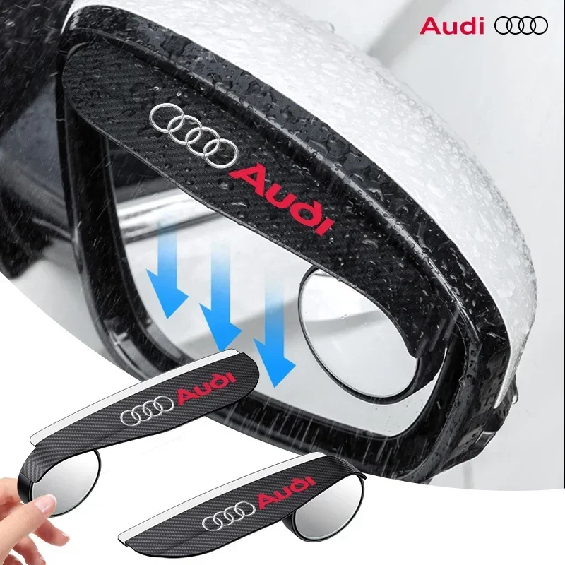 2 шт. боковое зеркало заднего вида для автомобиля козырек от дождя защита