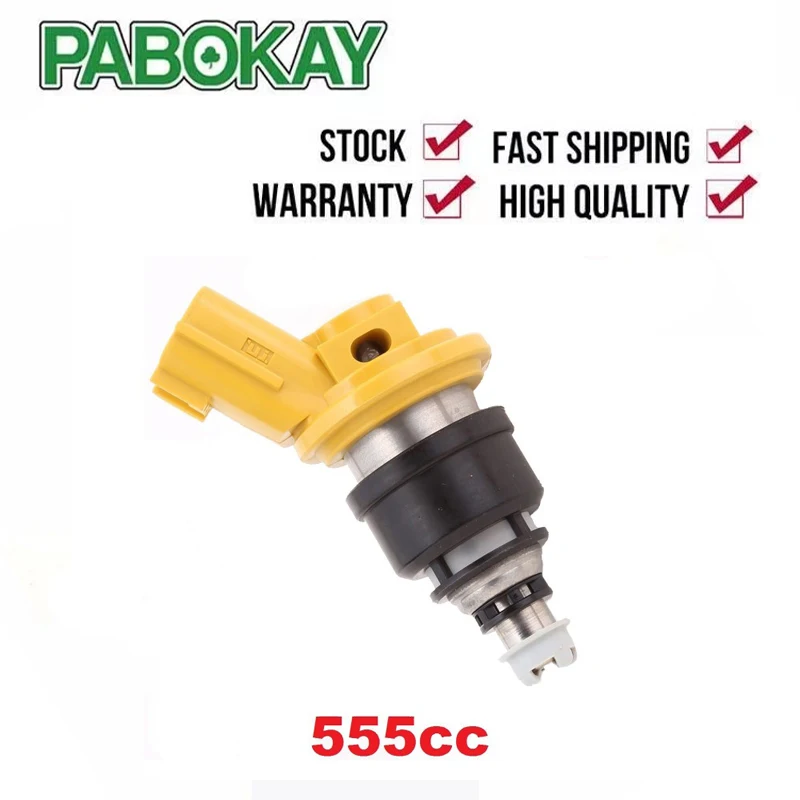 

FS 555CC high performance nismo side feed fuel injector 16600-RR543 for nisaan 300ZX Z32 RB25DET VG30DETT SR20DETKA24