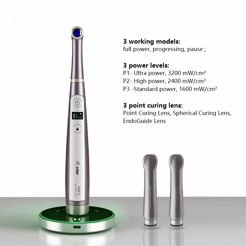 Стоматологическая беспроводная светодиодная полимеризационная лампа VVDental VAFU 1
