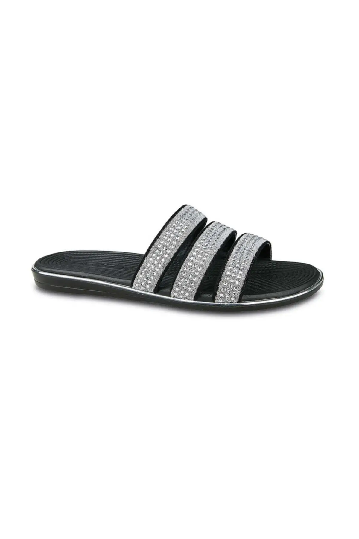 

Женские черные тапочки 9965-5