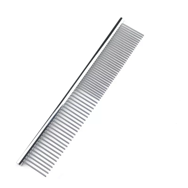 

2022NEW Metal Comb for Dogs Stainless Steel Needle Pet Dog Cat Pin Comb Hair Brush Hairbrush Flea Comb Dogs Pet Acessorios Pet G