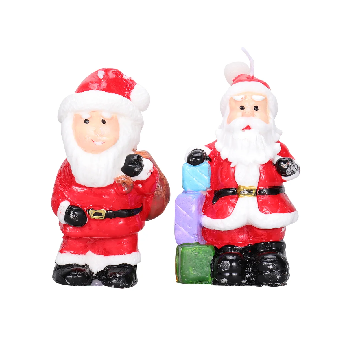 

Santa Christmas Tea Holiday Lights Clausfigurinestabletop Dinner Decorations