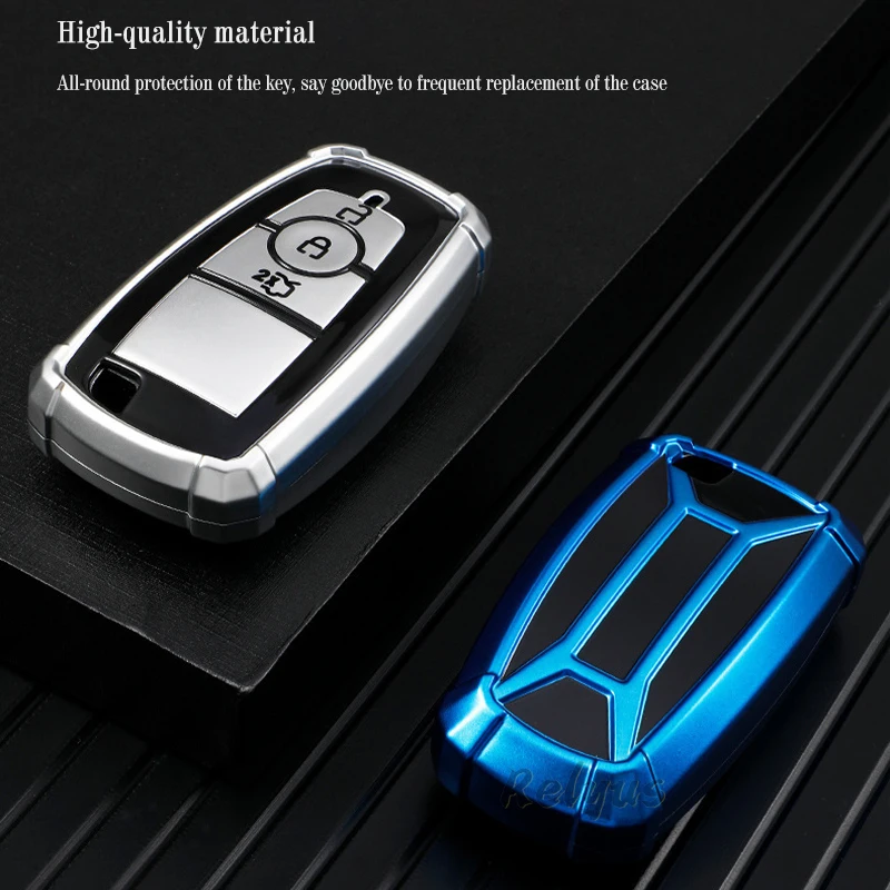 

TPU Car Key Case Protective Cover for Ford Fusion Mustang Explorer F150 F250 F350 EcoSport Edge S-MAX Ranger Key Shell Accessory