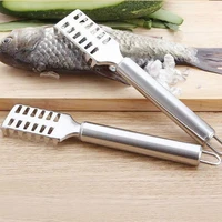 fish peeler scale remover seafood crackers stainless steel fast cleaning fish scaler cleaner planet skin brush kitchen tool