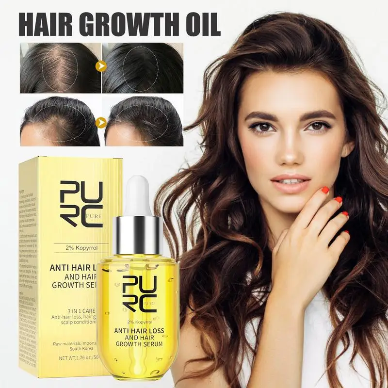 

Ginger Hair Regrowth Serums 50ml Thicker Hair Oil Balding Repair Hair Follicles Stronger Anti Hair Loss Hair Care Essential Oil