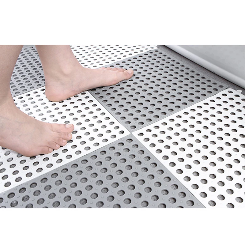 

Креативный набор для ванной комнаты, мягкий пластиковый нескользящий коврик для массажа ног, аксессуары для ванной комнаты