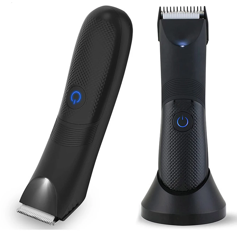 

Men's Electric Groin Hair Trimmer Pubic Hair Trimmer Body Grooming Clipper for Men Bikini Epilator Waterproof USB Shaver Razor