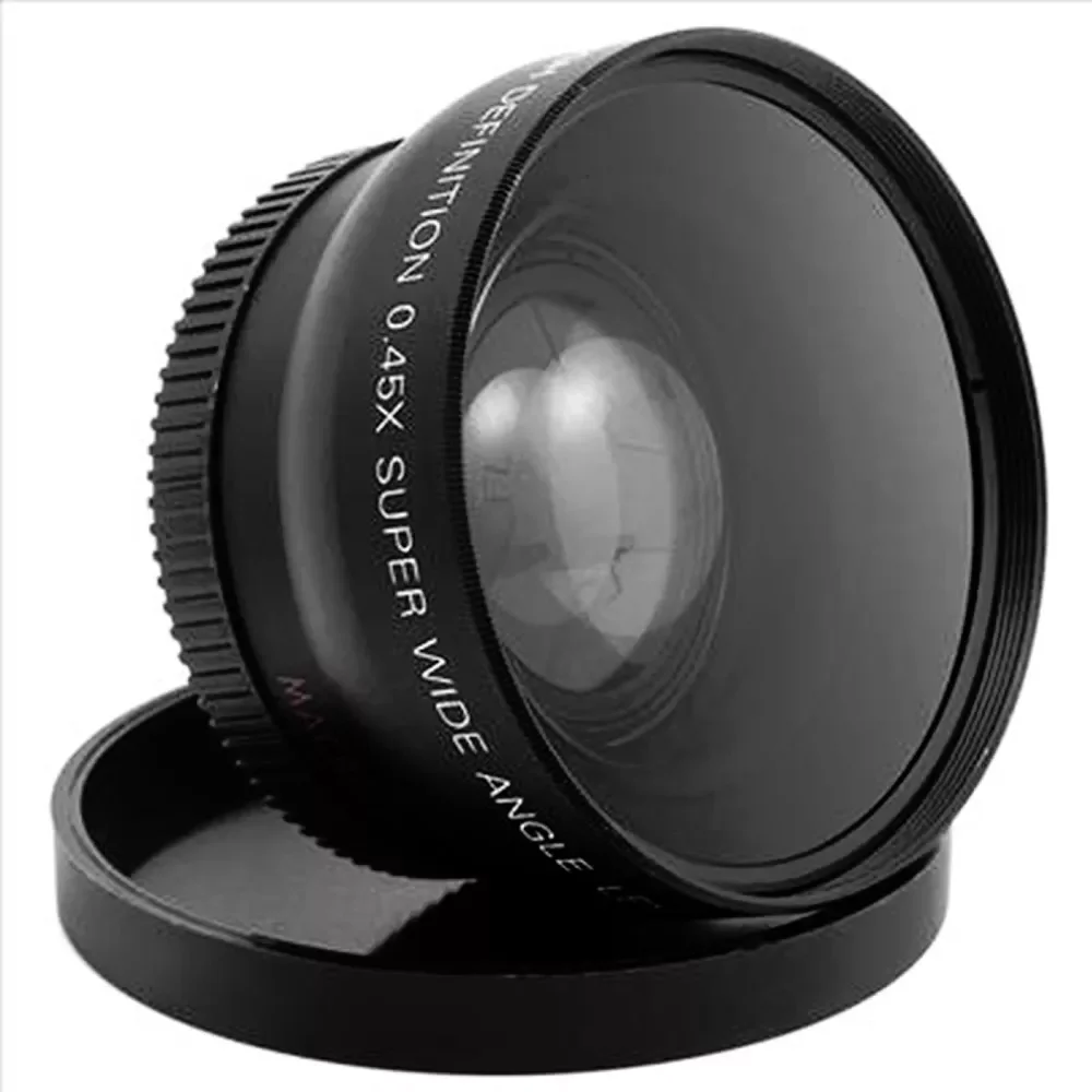 

New2022 1set Professional 52MM 0.45x Wide Angle Macro Lens for Nikon D3200 D3100 D5200 D5100 Black Super Wide Angle