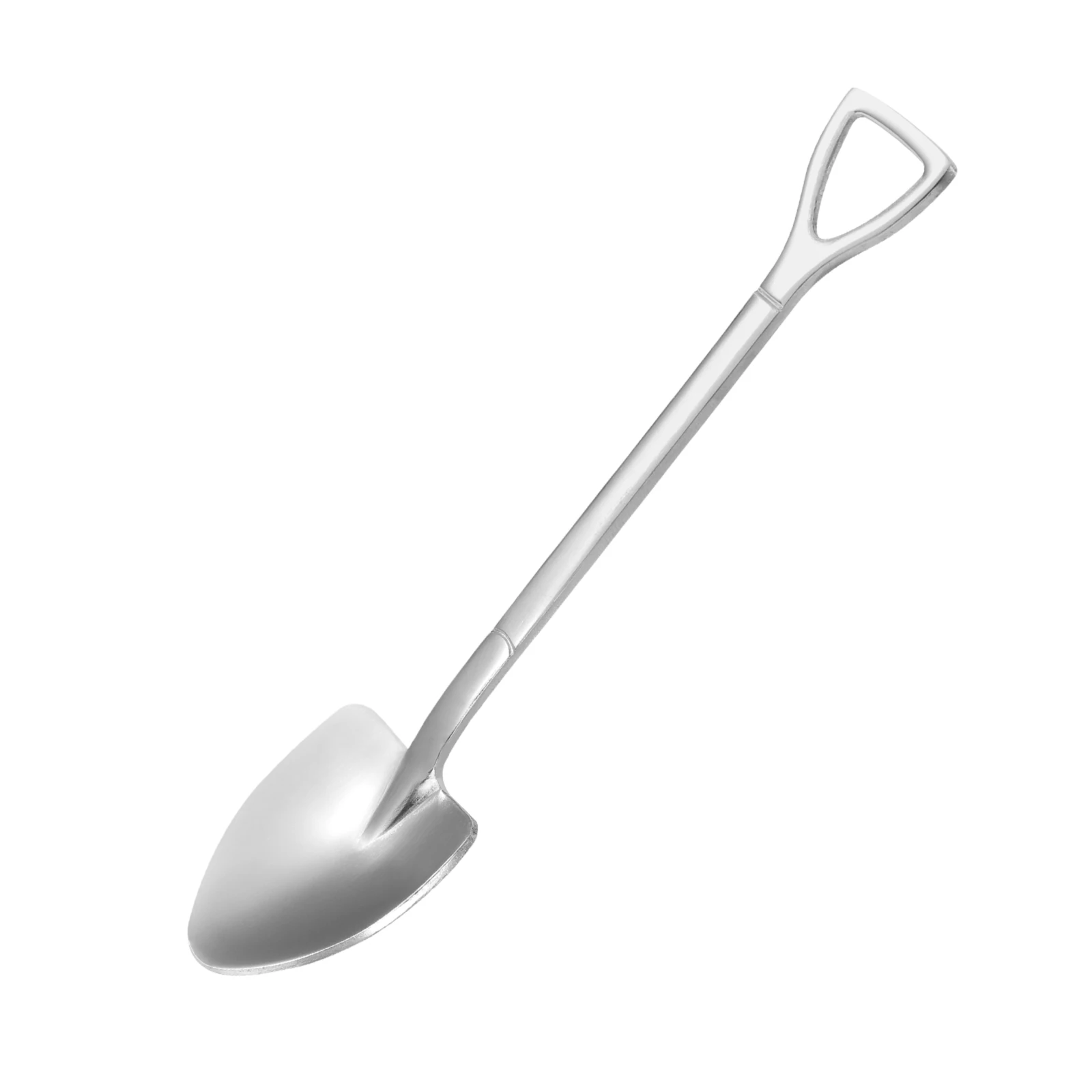 

Новая нержавеющая сталь Лопата Форма Чай Кофе Сахар ложка Мороженое десертная ложка