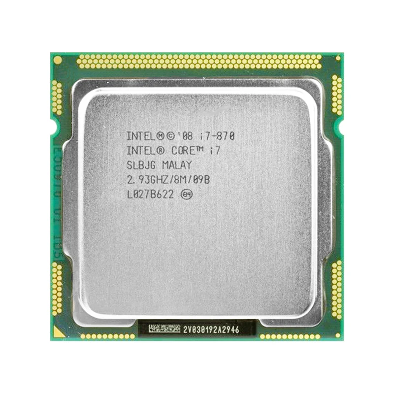 

Core I7 870 I7-870 I7 Processor 2.9GHz/ 8MB Socket LGA 1156 CPU Supported memory: DDR3-1066, DDR3-1333