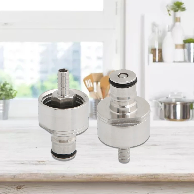 

Stainless Steel Carbonation Counter Pressure Bottle Filling with 5/16" Barb