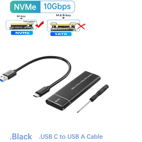 Корпус M.2 NVMe SSD IRhasta  USB 3.1 Type C
