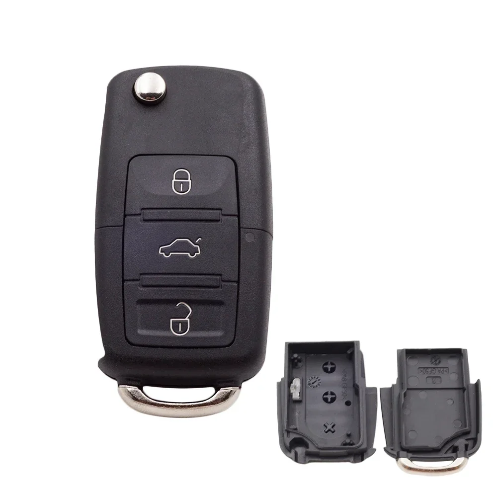 

Складной флип-ключ Cocolockey для vw golf 4 5 passat b5 b6 polo touran, для seat, skoda Key 2/3, кнопки, без держателя