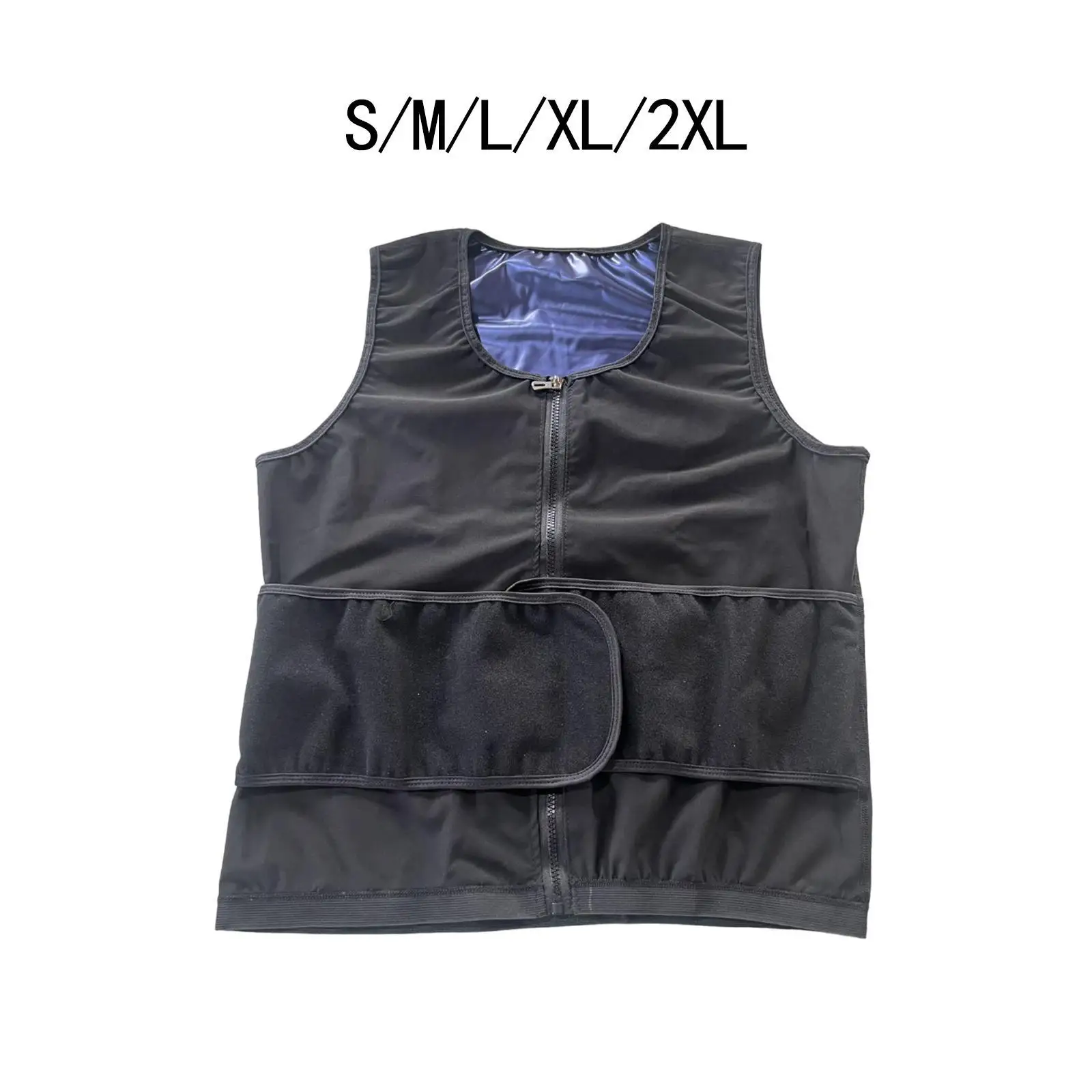 Compression Vest for Men Sweat Tank Top Body Shaper Sports Breathable Waist and Tummy Tuck Shaping Sauna