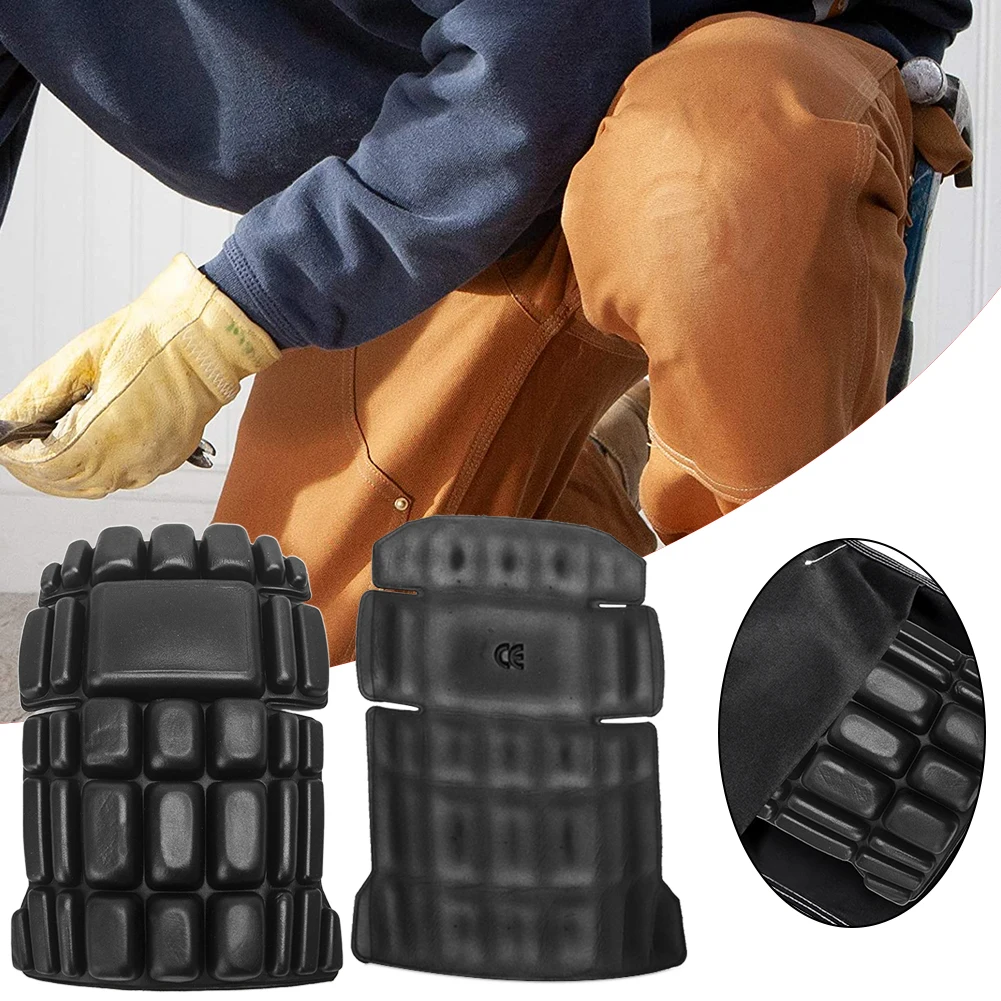 

1pair Construction Site Leg Protection Knee Pads For Working Trouser Gardening EVA Home Projects Gardening Flooring Installation