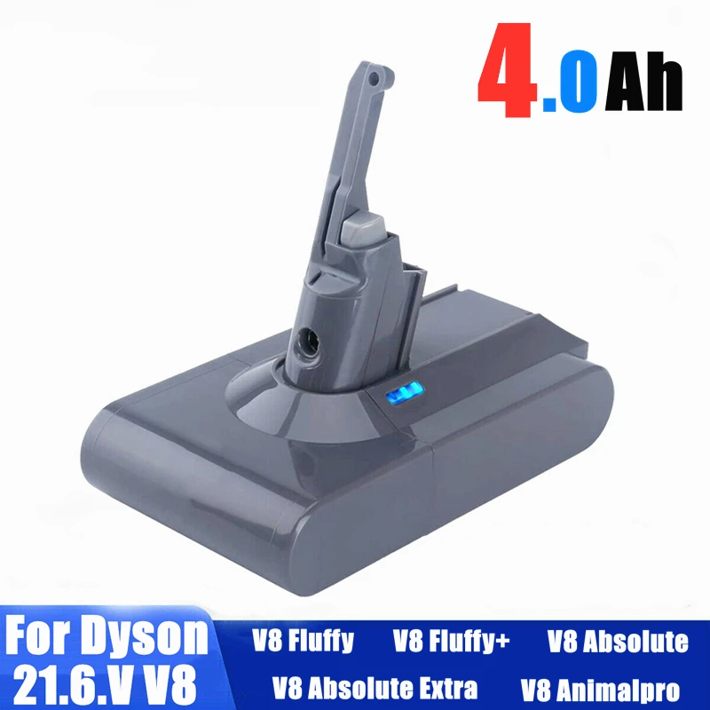 

Dyson V8 21.6V 4000mAh Replacement Battery for Dyson V8 Absolute Cord-Free Vacuum Handheld Vacuum Cleaner Dyson V8 Battery