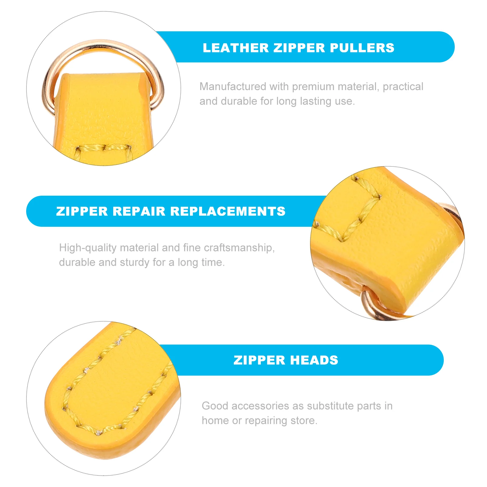 

Запасные металлические метки на молнии для рюкзака, 6 шт.