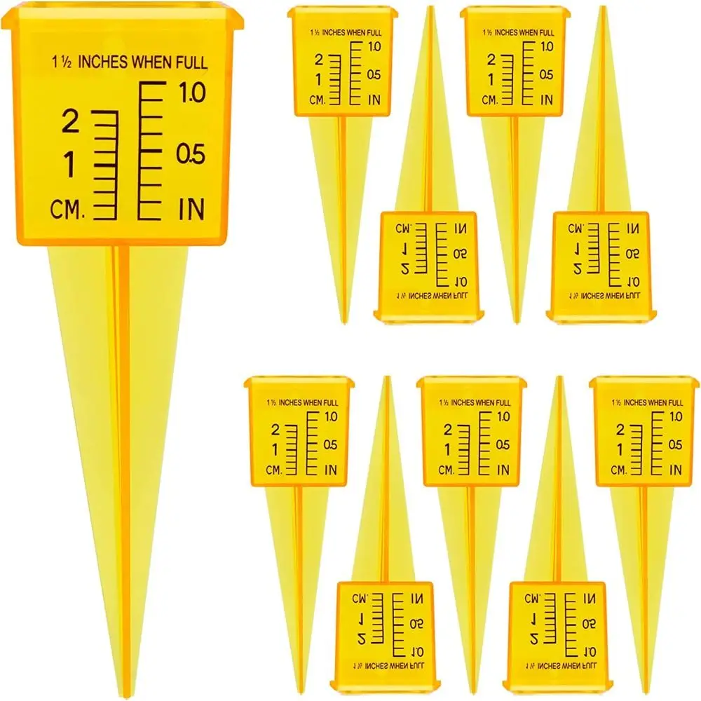 

3/10 шт. точный наружный садовый инструмент для двора, дождемер, измеритель дождя, инструмент для измерения воды, датчик разбрызгивателя