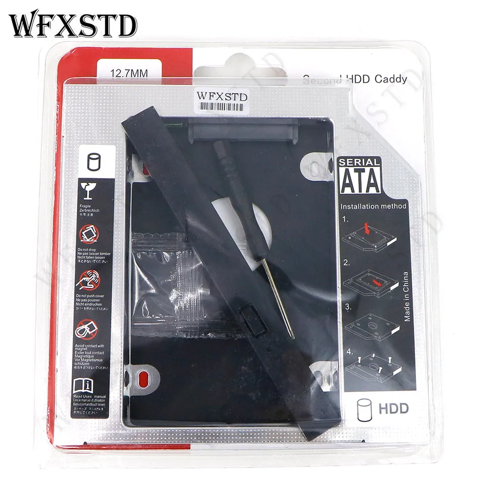 Новый адаптер для жесткого диска 12,7 мм, универсальный адаптер SATA-SATA для ноутбука B300 B32R2 B545 B320 CD DVD Optical Bay