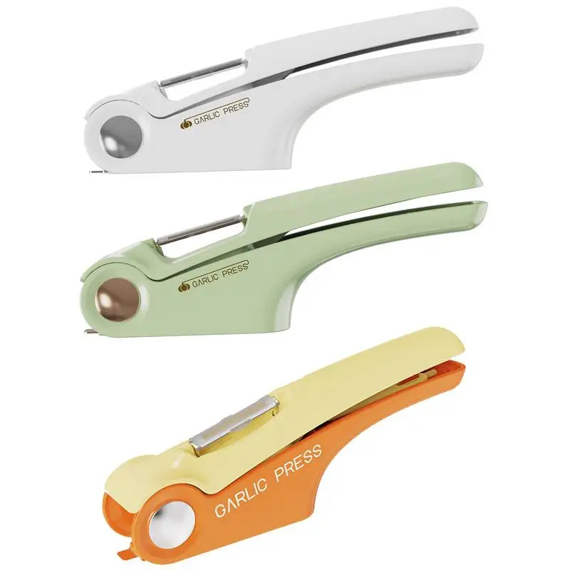

Stainless Steel Garlic Press Multipurpose Ergonomic Grip Handle Can Opener RustProof Chopper For Ginger Mincer Kitchen Accessory