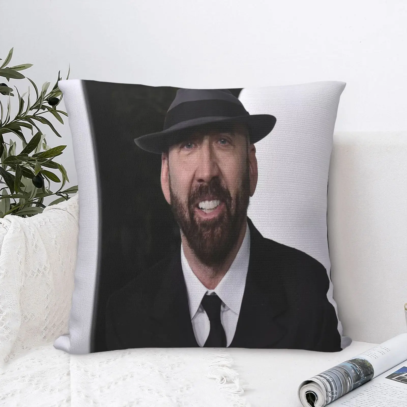

Nicolas Cage 1 Pillow Case For Sofa Pillow Cover Pillow Covers Dakimakura Pillow Case With Zip Big Size Decorative Pillow Case