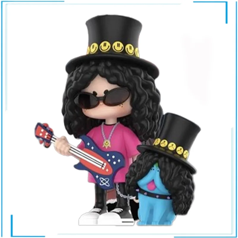

SuperBand Confirm Style Rock Band Doll Different Styles of Cute Cartoon Anime Characters Genuine PVC Desktop Decoration