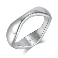 hot sale of european and american personality titanium steel ring popular hip hop geometric stainless steel ring jewelry