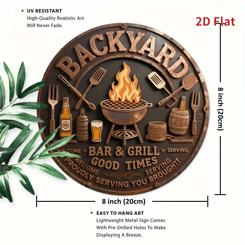 

Металлическая табличка для бара Vintage