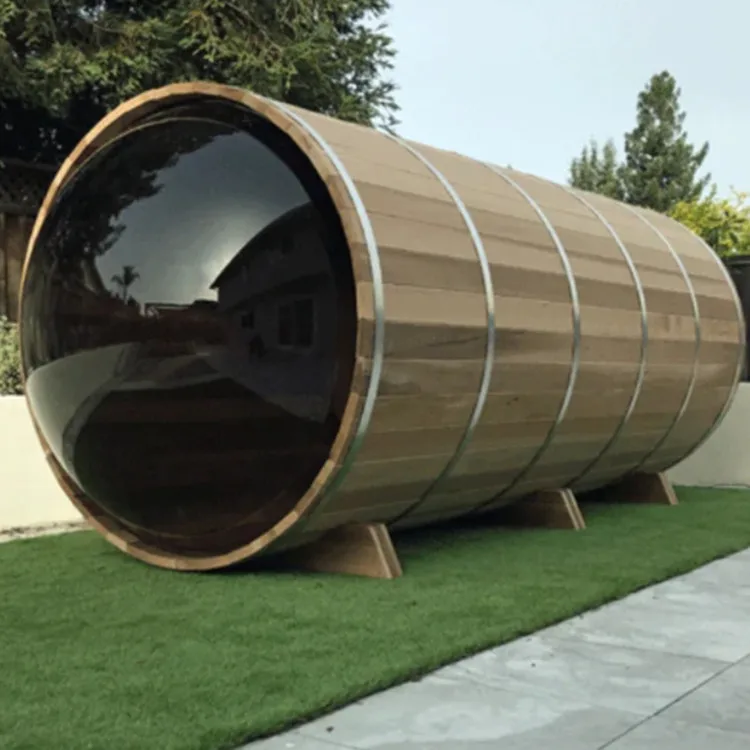 

Customization Safe Big Size Cedar Hemlock 8 Person 10 Person Wooded Outdoors Saunas