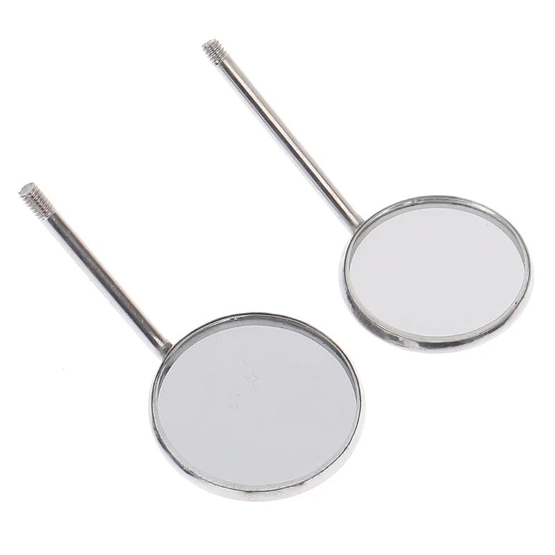 

1pcs Dental Mouth Mirror With Handle Stainless Steel Oral Reflector Eyelash Extension Applying Tools 2 Sizes