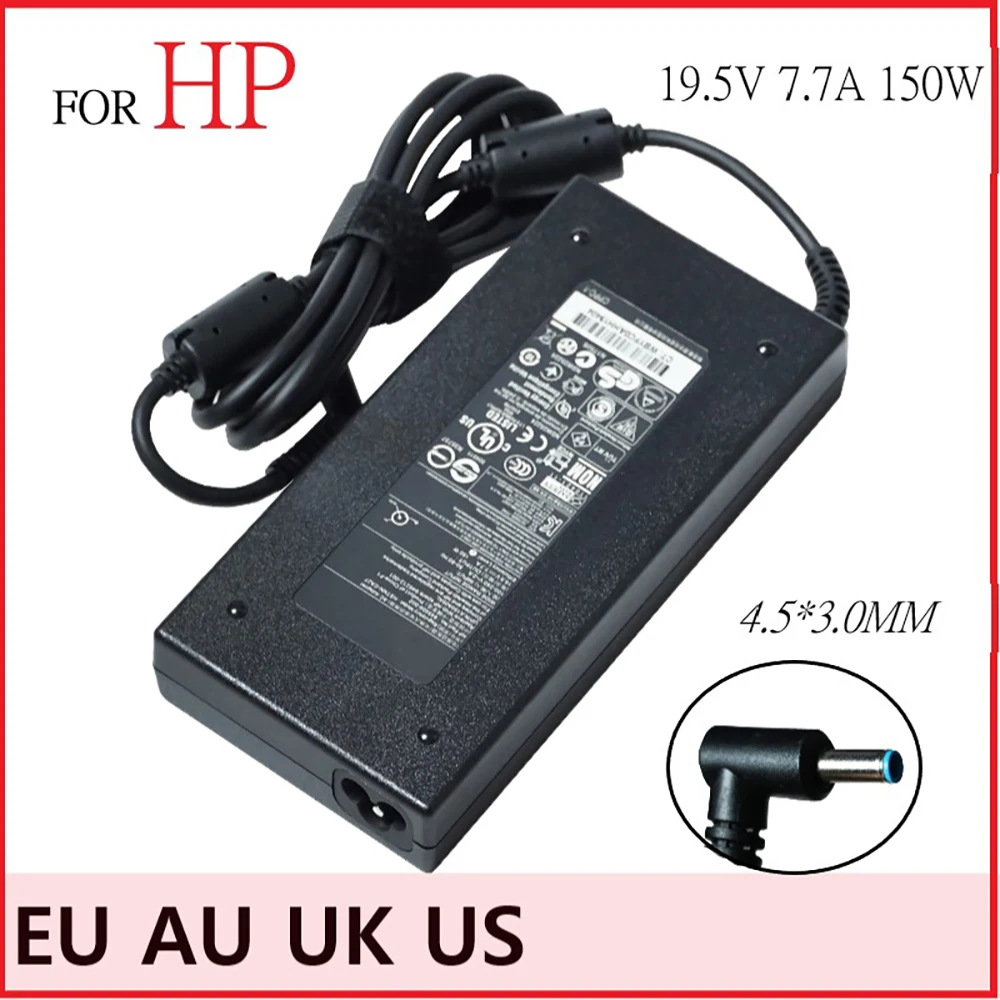 

19.5V 7.7A 150W Power Supply Laptop Adapter for HP ADP-150XB G4 ZBook 15 Studio G3 HSTNN-C87C 3pro TPN-Q193 Charger