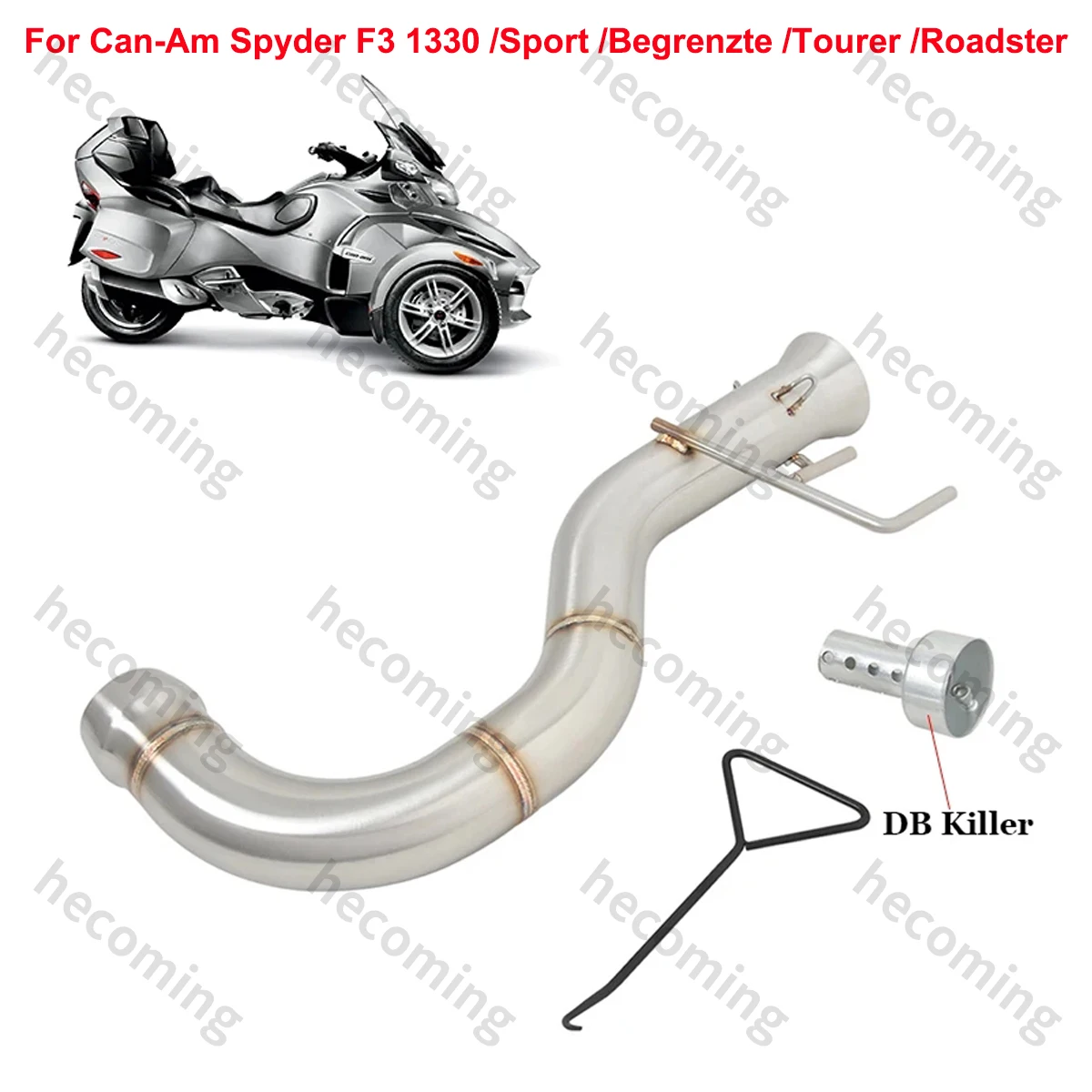 Надевается для Can-Am Spyder F3 1330 Sport Begrenzte Tourer Roadster 2007-2023 модифицированная выхлопная