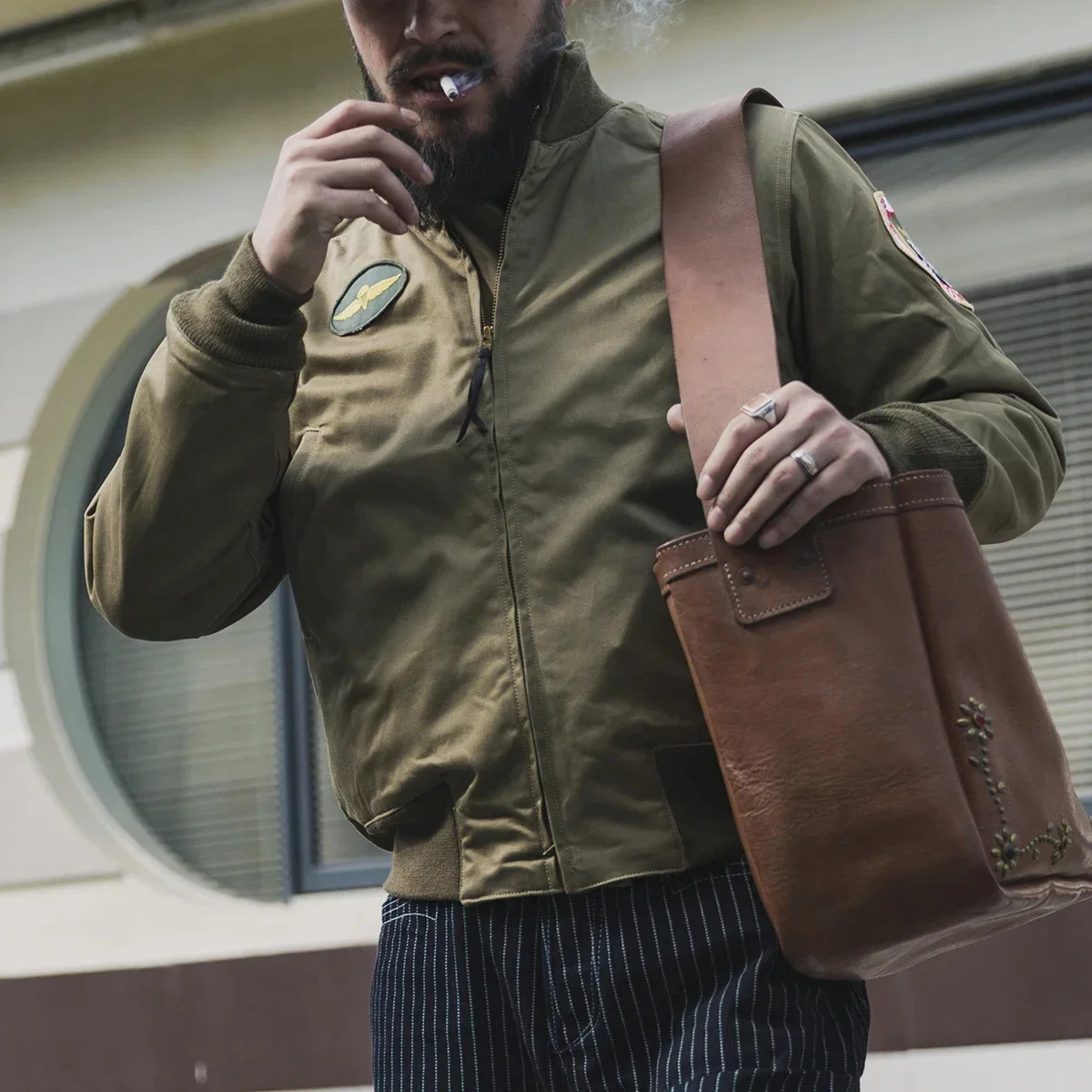 Bronson Taxi Driver Travis Bickle Танкерская куртка Зимнее мужское пальто в стиле милитари