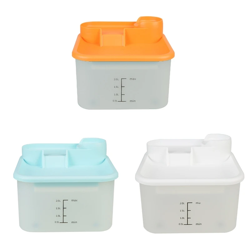 

Автоматическая поилка-фонтанчик для кошек, бесшумный дозатор воды для домашних животных, собак, 3 слоя, с фильтрацией, 68 унций