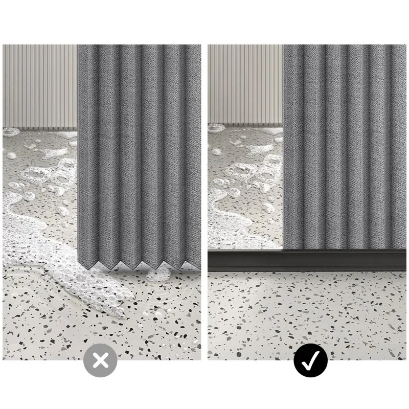 Водонепроницаемая душевая занавеска RUN для ванной комнаты без перфорированной