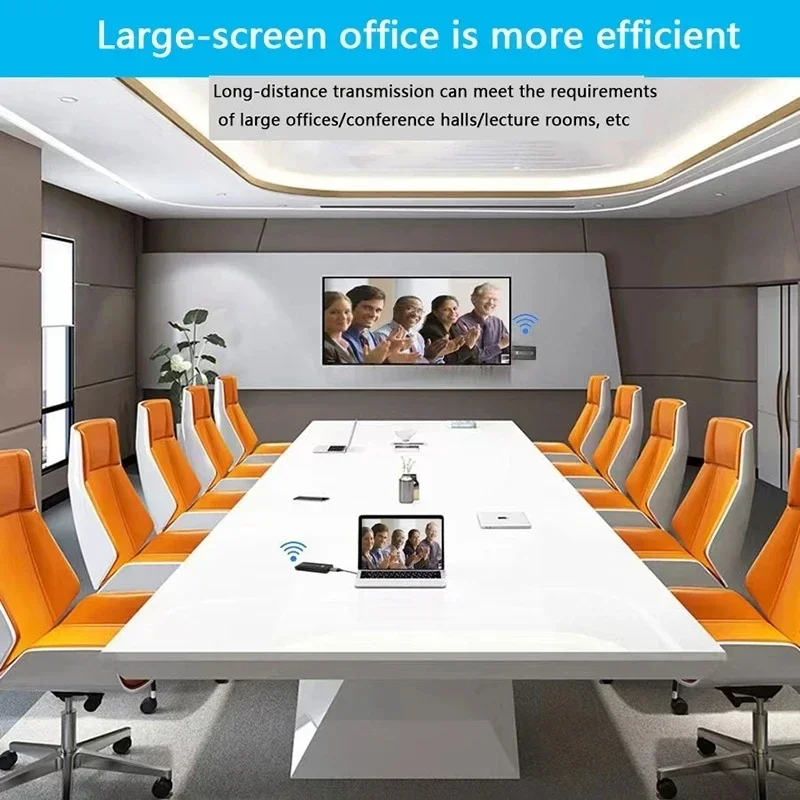 VKEFON 1080P 50M беспроводной приемник аудио и видео передатчик удлинитель Mini HDMI 1 TX-4 RX