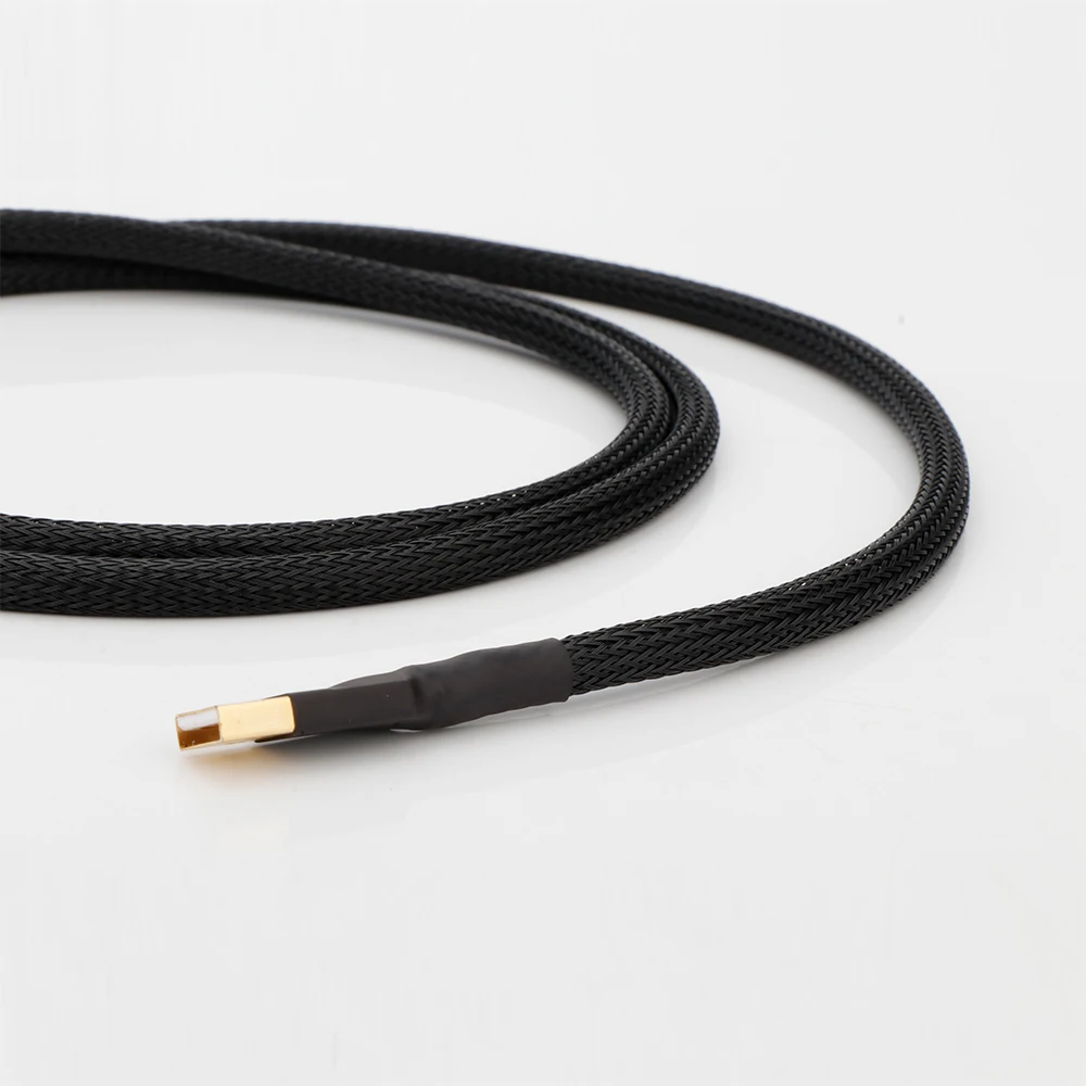Фото Hifi Высокое качество USB кабель Тип A к типу B линия передачи данных для DAC декодер звуковая карта аудио 2,0 кабель DAC линии передачи данных №5