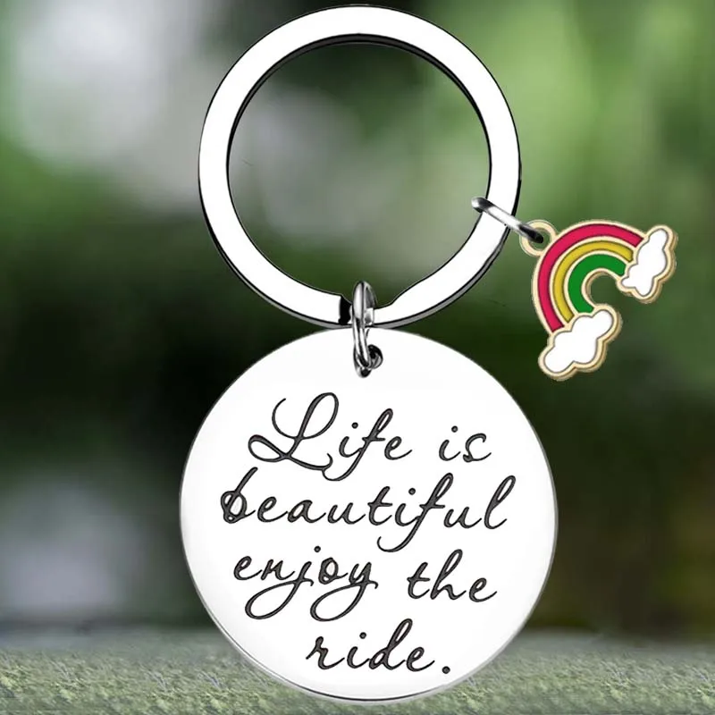 

Cute Sweet 16 Birthday Gift Keychain son daughter teen girls boys Gifts Key Chain Pendant Jewelry birthday chrismas Gift