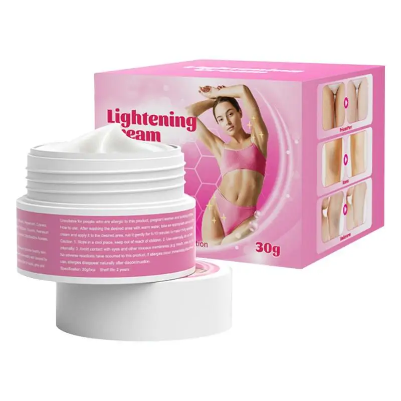 

Inner Thigh Lightening Cream 30g Brightening Underarm Care Cream For Intimate Area Knees Elbows Fade Body Dark Area Skin