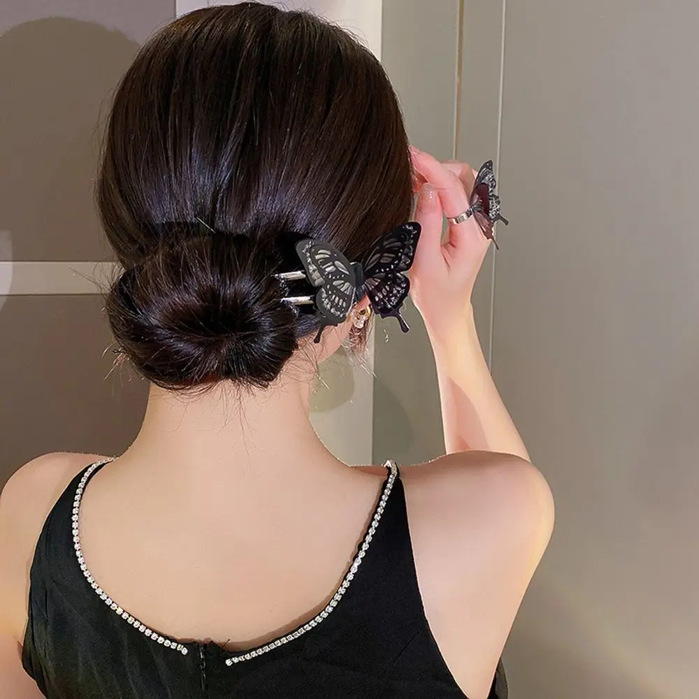 

Gift Hairstyle Design Tool Alloy Hair Fork Korean Hairpin New Chinese Style Hairpin Butterfly Hair Stick Women Hair Accessories