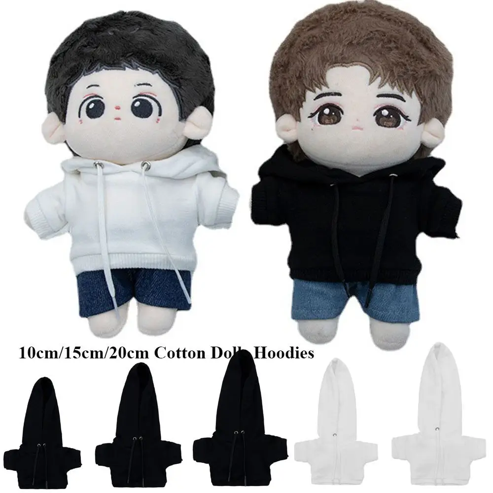 

Dolls Fashion For 1/12BJD Dolls For 10cm/15cm/20cm Dolls Doll Tops Sweatshirt Outfits Hoodies Clothes Handmade Hoodies