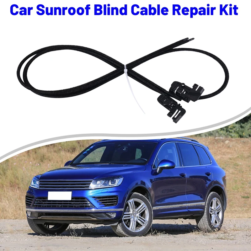 

2 Pcs/Set Car Sunroof Blind Cable Repair Kit For Porsche Cayenne VW Touareg 7P5 7P6 2011-2018 7P0898870A