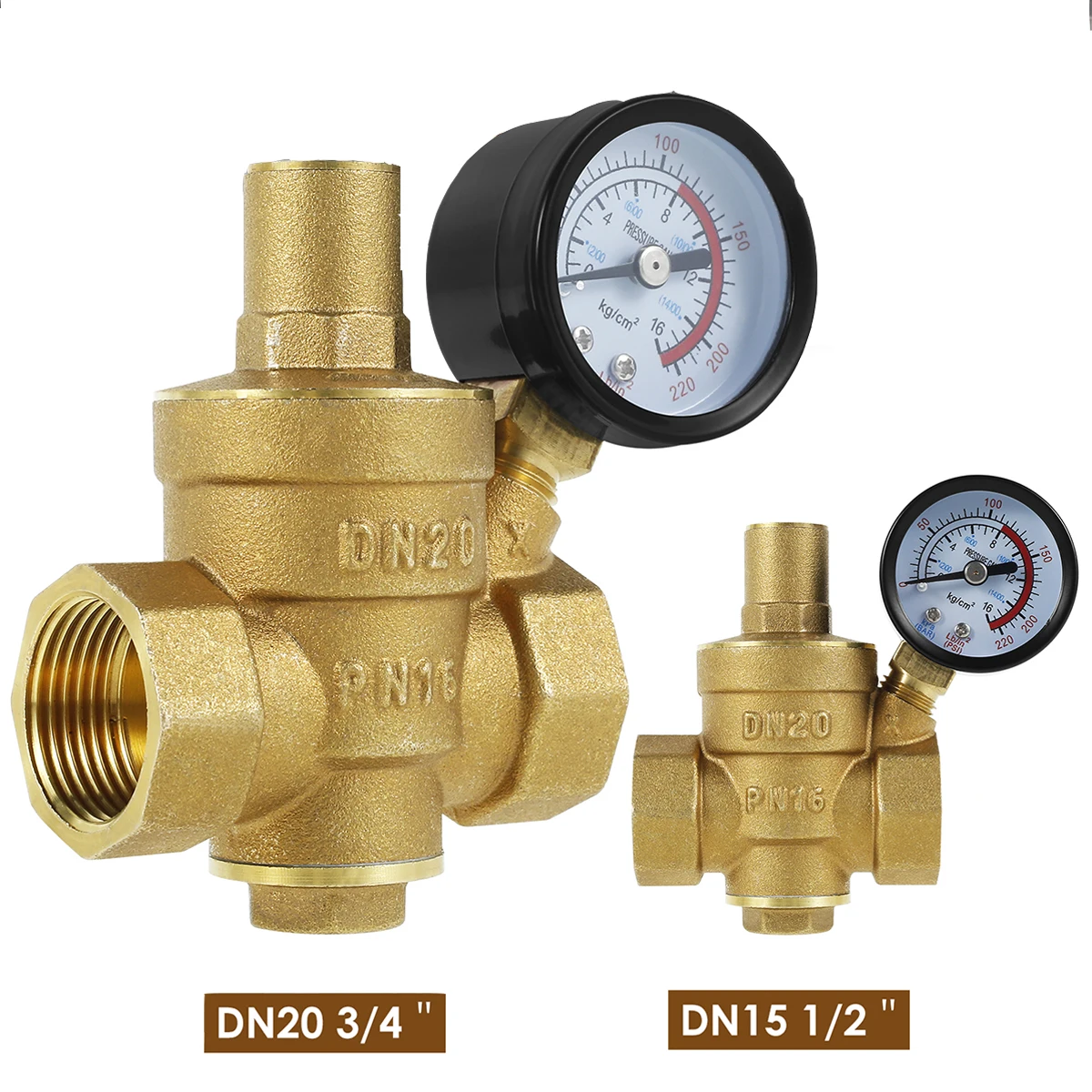 

Редуктор давления воды латунный 3/4 дюйма