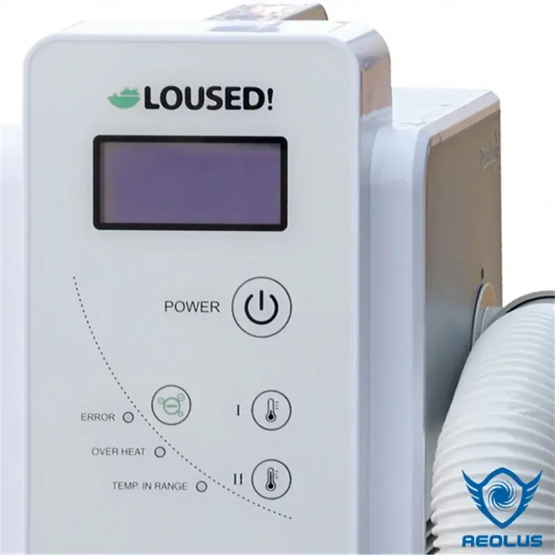 Новинка заработанная LOUSED! Машина для удаления вшей от волосы на заводе