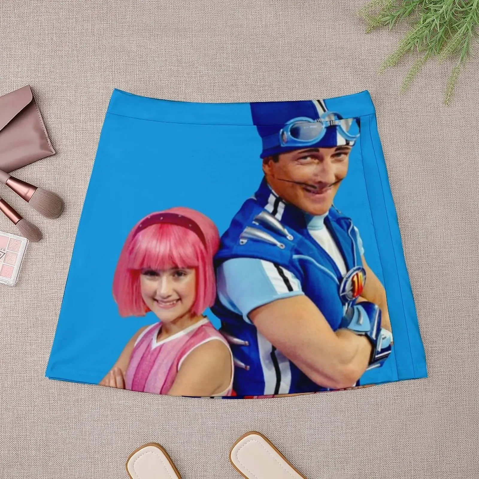 LazyTown: Stephanie &amp Sportacus Duo Design Мини-юбка модные короткие юбки летняя одежда