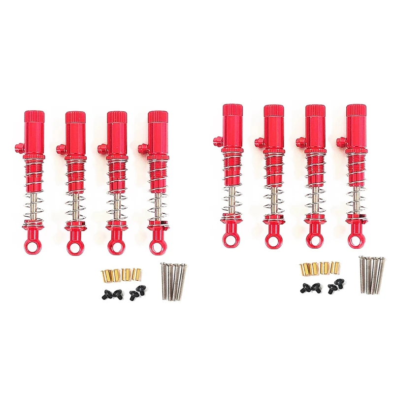 

8 шт., металлический амортизатор для WPL C14 C24 C24-1 C34 C44 1/16