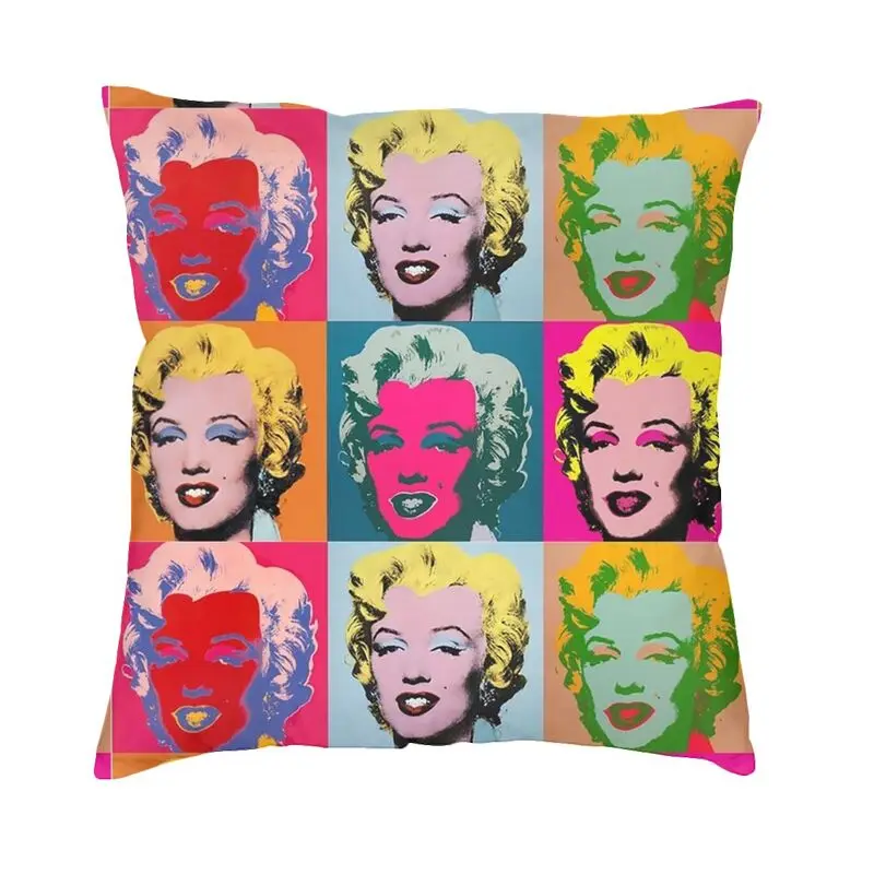 

Наволочки для диванных подушек Andy Warhol, домашние декоративные Квадратные наволочки для диванных подушек 45x45 см