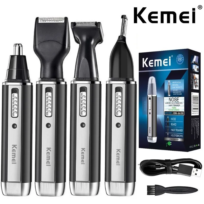 Kemei 4 in 1 trimmer for men Electric Nose and ear trimmer R
