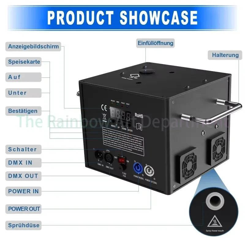 700 Вт машина для холодных искр DMX фейерверков подвесные холодные бенгальские огни